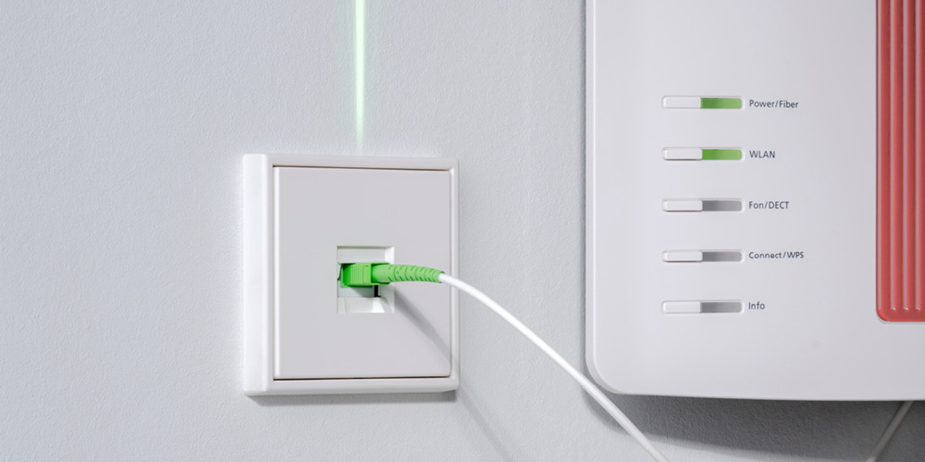 Die neuen Glasfaser-Anschlussdosen bei Elektrotechnik Lehmann in Sonnewalde OT Großbahren