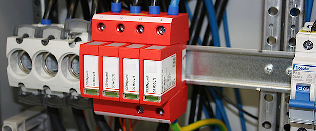 Über­spannungs­schutz bei Elektrotechnik Lehmann in Sonnewalde OT Großbahren